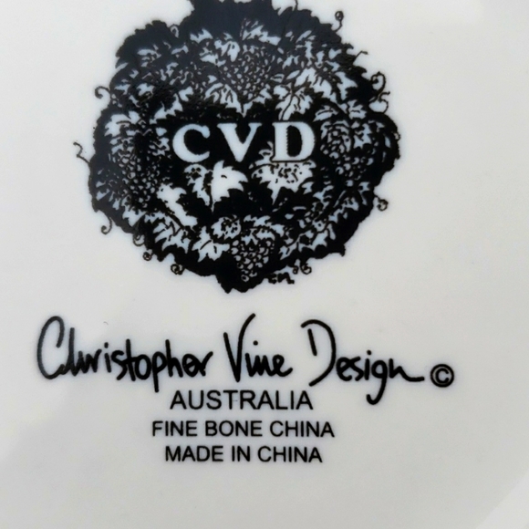 CHRISOPHER VINE Australia PARIS Porcelain Collectible Coffee Mugs, Set of 4 - Picture 16 of 16